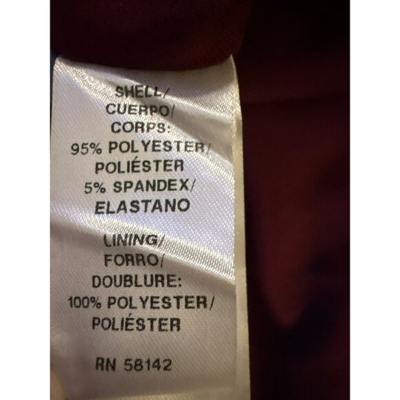 NWT London Times Wine Color Sleeveless Wrap Jumpsuit Size 12 - Picture 4 of 9